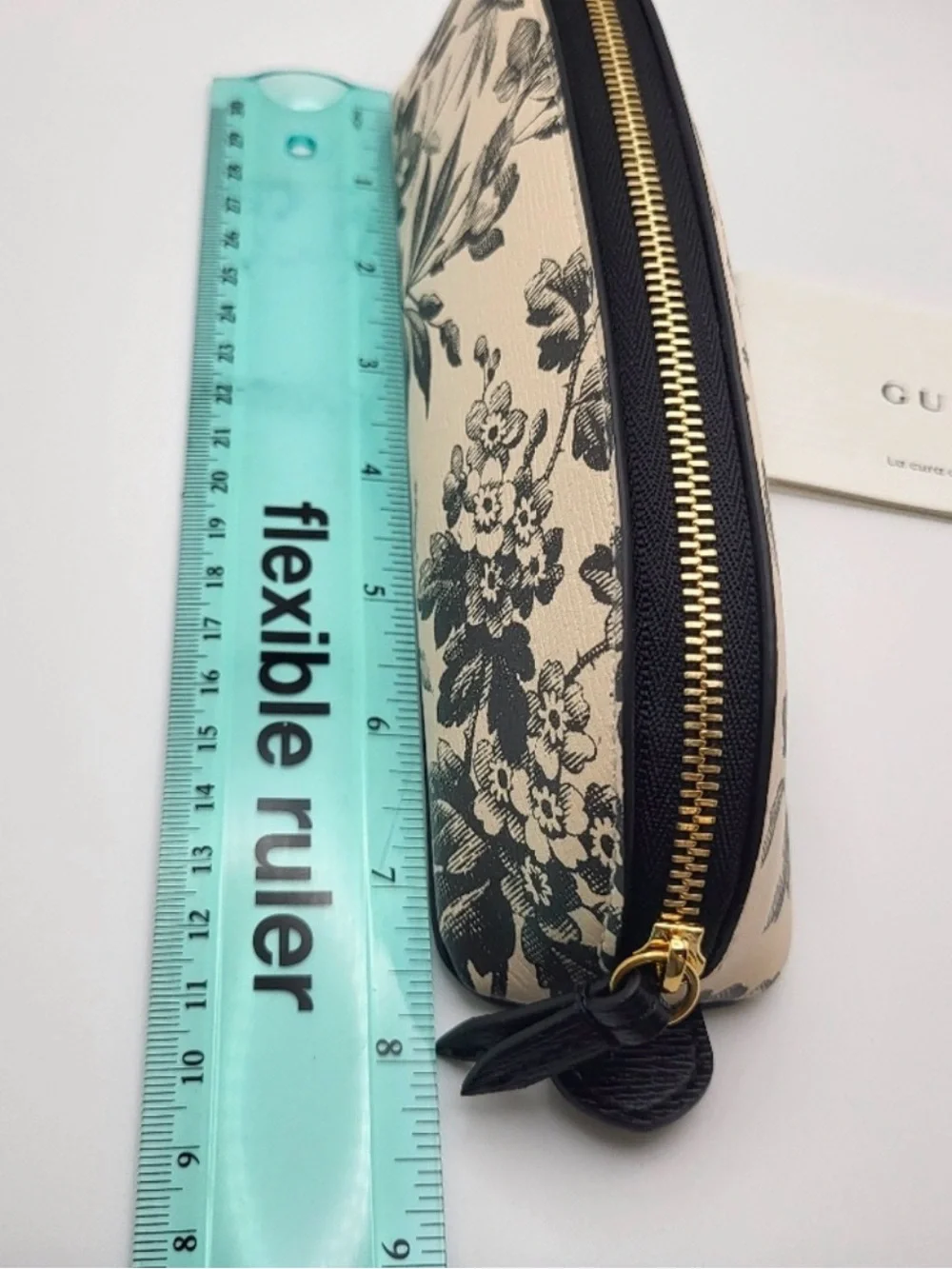 New Gucci Demetra Herbarium Print Pencil Pouch Case
